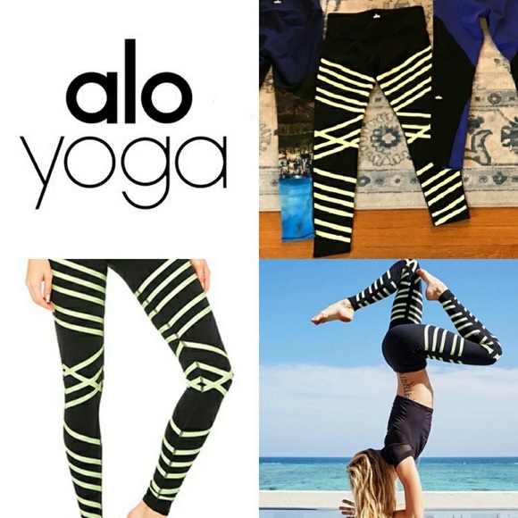 ALO Yoga Yellow glow legging! - Picture 1 of 5